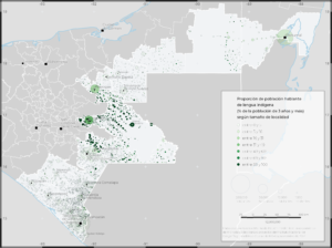 Frontera sur de México: población indígena