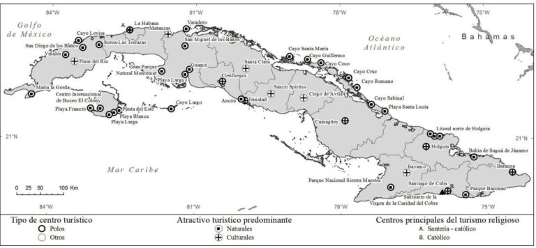 Cuba: princCuba: principales centros turísticosipales centros turísticos