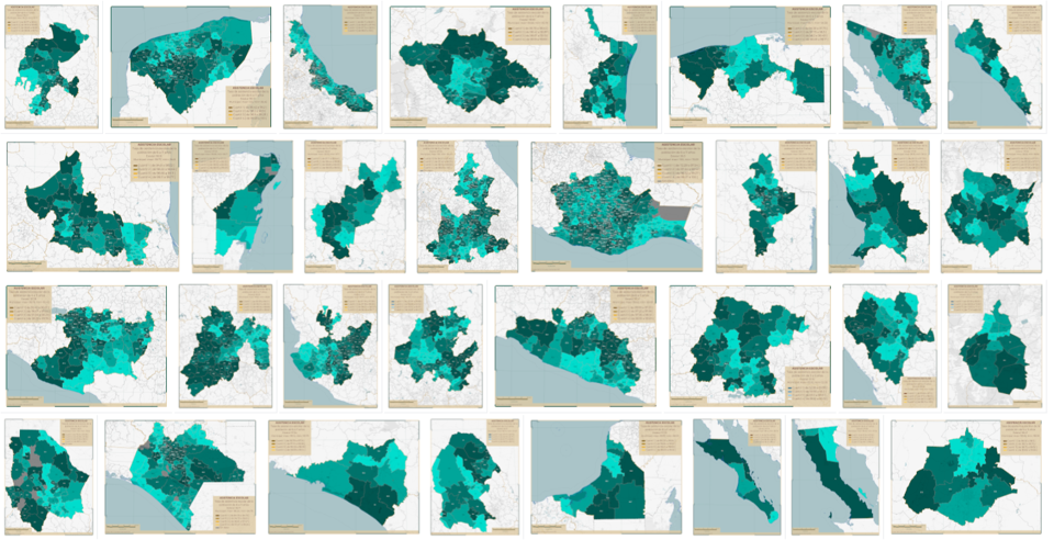 Nuestra experiencia en mapas y productos cartográficos para Mejoredu: cartografía estatal