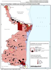 Tamaulipas: producción industrial