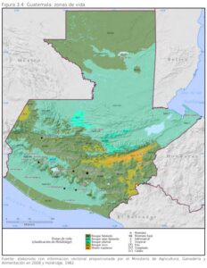 Guatemala: zonas de Vida
