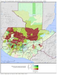 Guatemala: etnicidad y desarrollo humano por municipio, 2002