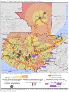 Guatemala: estructura territorial del turismo