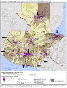 Guatemala: organización territorial de la actividad turística