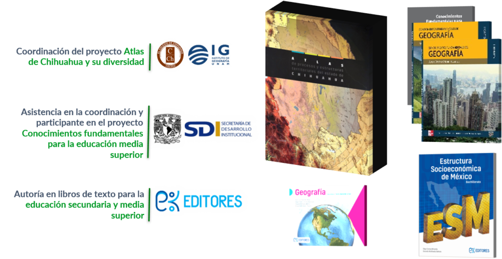 Nuestra experiencia en mapas y productos cartográficos para para publicaciones académicas y formativas