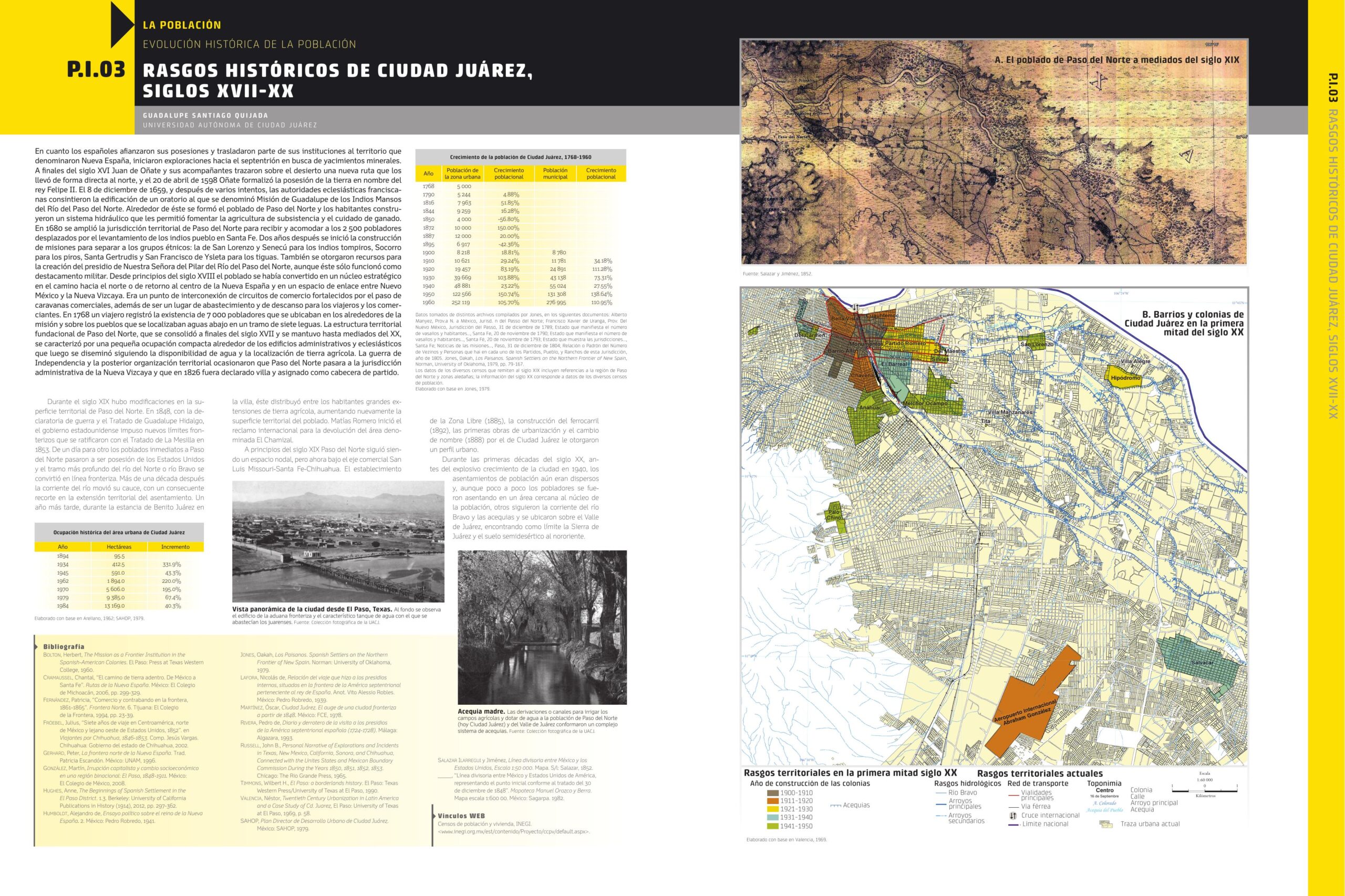P.I.03 RASGOS HISTÓRICOS DE CIUDAD JUÁREZ SIGLOS XVII-XX