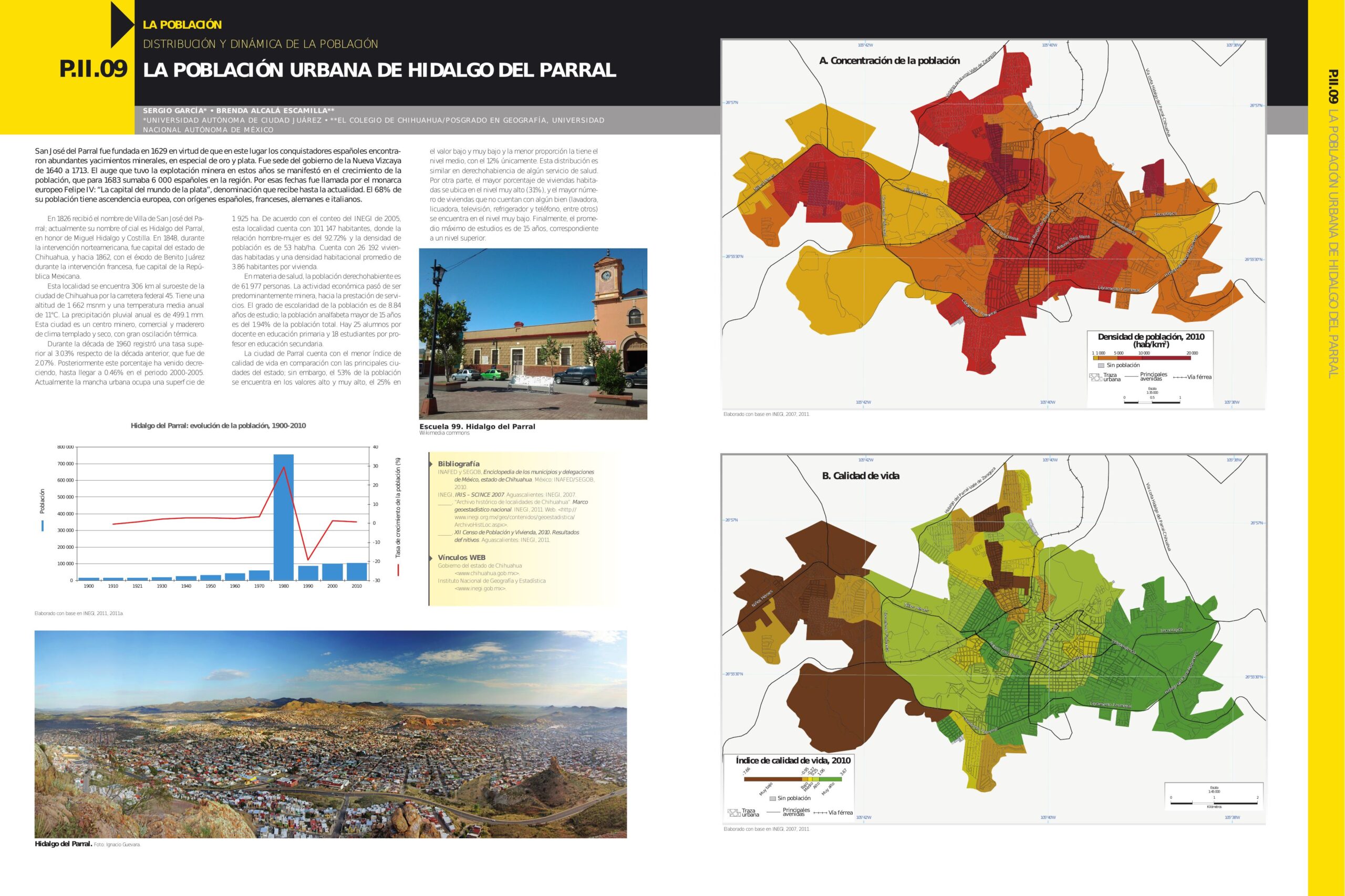 P.II.09 LA POBLACIÓN URBANA DE HIDALGO DEL PARRAL